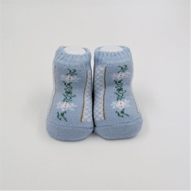 Babysocke hellblau Edelweiss